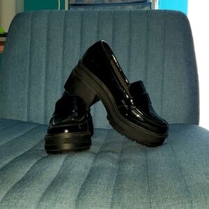 ASOS Shiny Black Women's Loafers